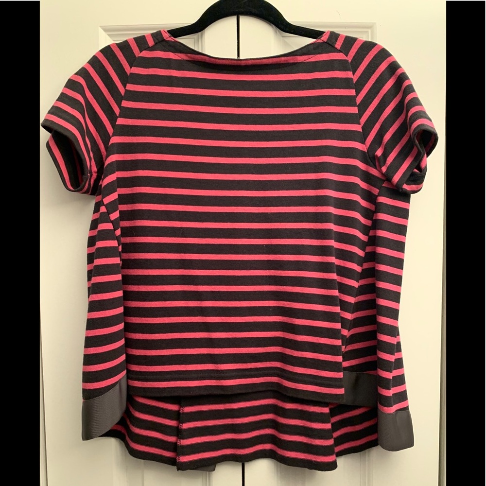 Sacai striped Short sleeve Top